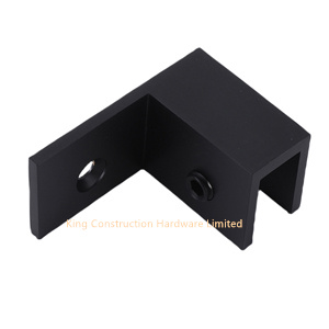 Wall Mounted Overhead Glass Clamp for Right Side Fixed