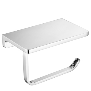 Toilet Paper Holder with Shelf