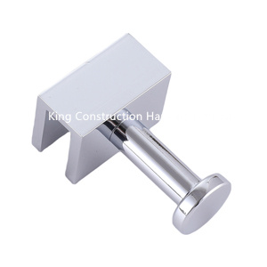 No drill towel hook for glass shower door