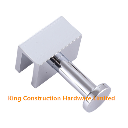 No drill towel hook for glass shower door
