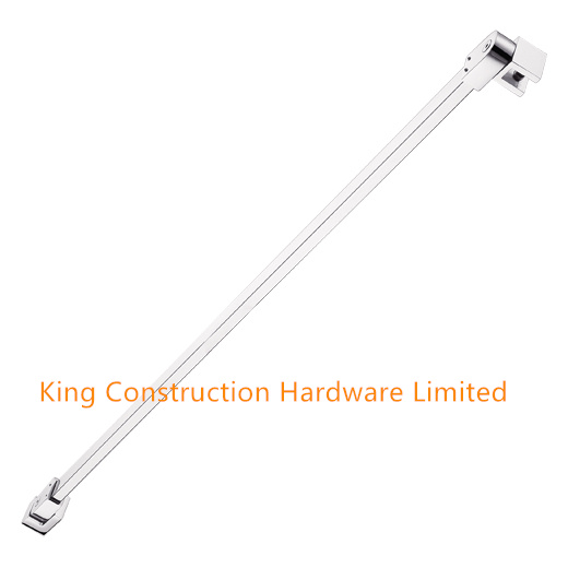 Wet room shower screen support bar
