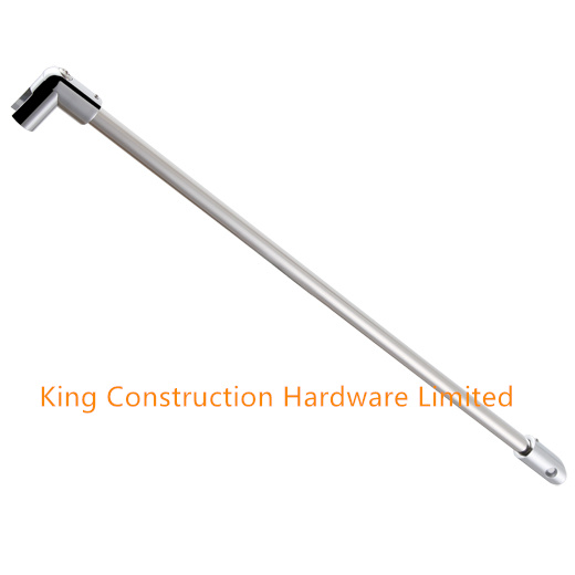 Vertical support bar for shower screen