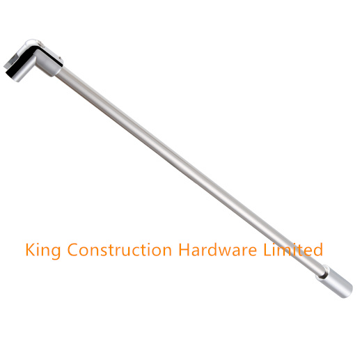 Shower door support bar
