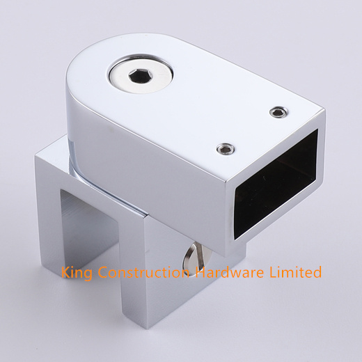 Adjustable Glass Shower Bar Brackets