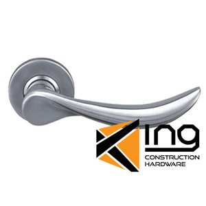 Push lever door handles