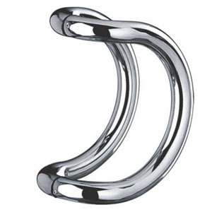 Commercial glass door pull handles