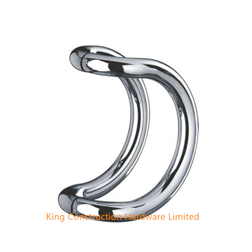 Commercial glass door pull handles