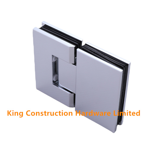 Glass to glass hinge