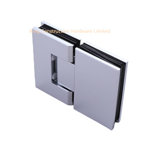 Glass to glass hinge