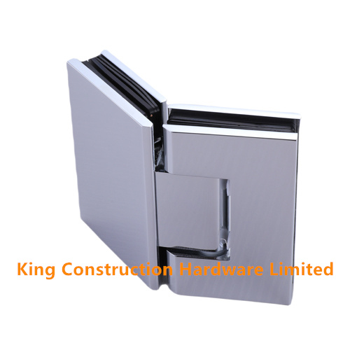 Bathroom glass door hinges