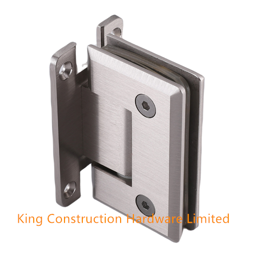 Glass to wall hinge
