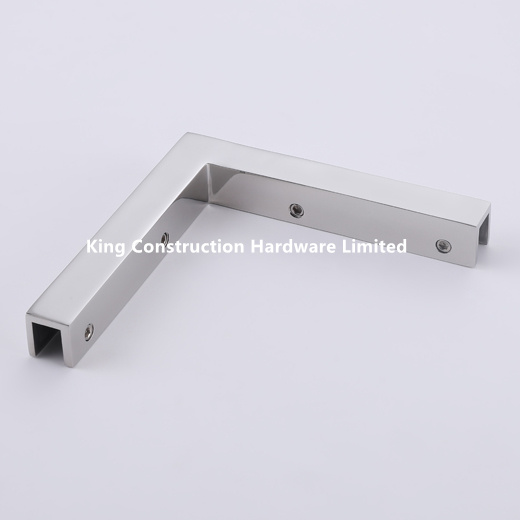 90-Degree glass to glass shower glass support bracket