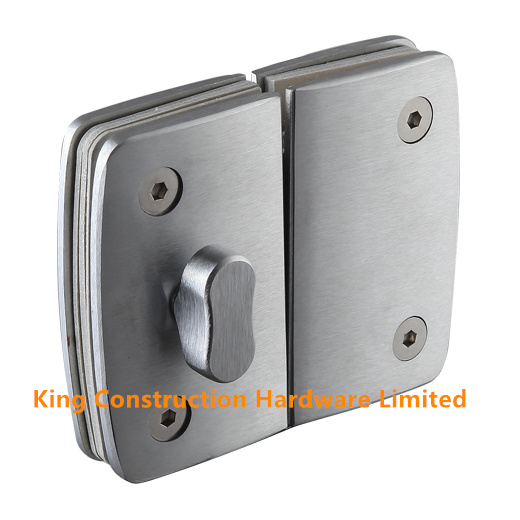 bathroom glass door locks