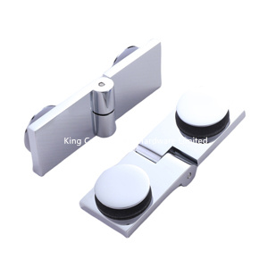 Shower door hinge lift off mechanism