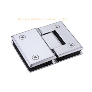 Heavy-duty hinges for glass shower doors