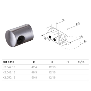 Stainless Steel Cross Bar Holder