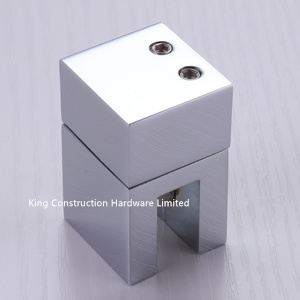 Glass End Square Bracket for Shower Glass Stabilizer Bar