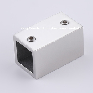 Square Shower Glass Stabilizer Bar Wall Bracket