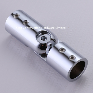 Adjustable Corner Connector for Shower Screen Support Rail
