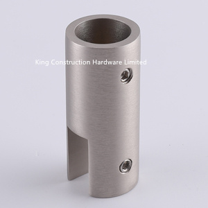 Top Ceiling Glass Bracket for Shower Support Bar Ceiling
