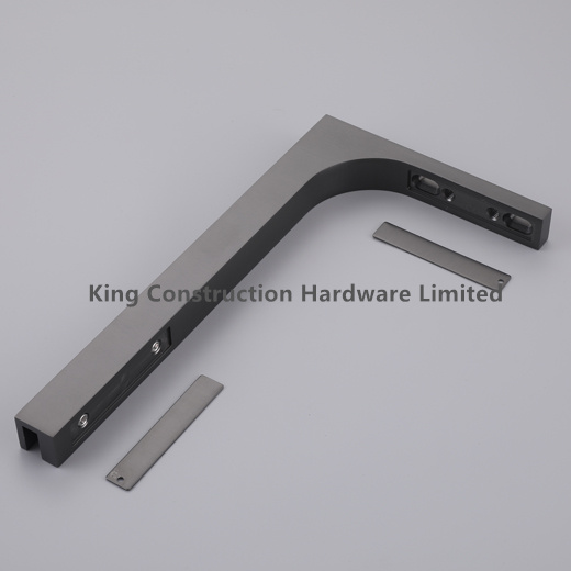 brass angled shower screen support bar